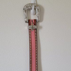 Western Rhinestone belt womens size S